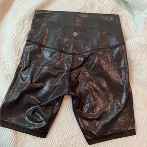 lululemon Brown Shimmer Women's Shorts